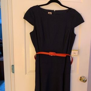 Anne Klein Dress with red belt